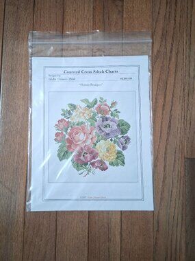 Flower Bouquet Cross Stitch Pattern